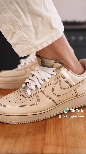 Coffee Shoes #coffeeshoes #airforce1 #coffee | Dipping Air Force 1 In Matcha