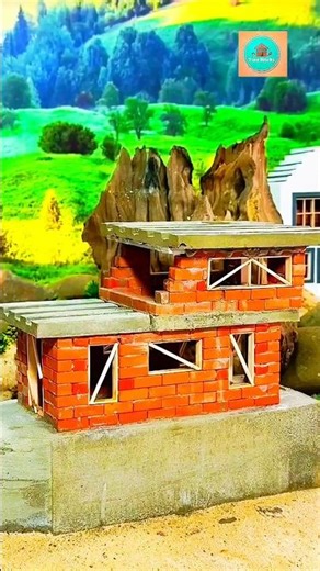 Amazing DIY Mini Mansion Build 🏘️#miniature #Shorts #Miniature #Satisfying