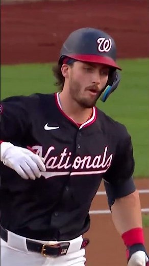 DYLAN CREWS FIRST CAREER HOME RUN (LEADOFF!)