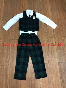 [Hot Item] Primary School Uniform Designs, Children Apparel (U197)