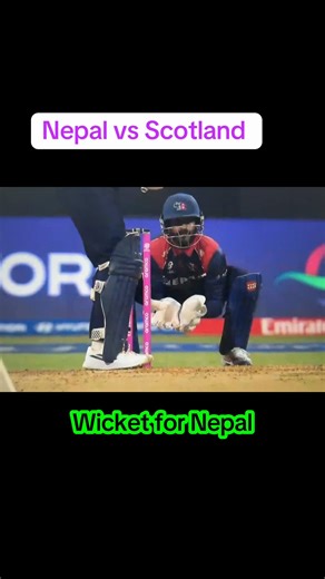 Nepal vs Scotland: Cricket World Cup Match Highlights