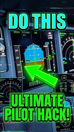 Why pilots rely on this yellow arrow #aviation #flightsim #pilot