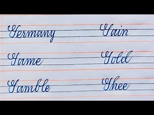 G letter in cursive writing// cursive writing practice/ cursive writing tutorial/ cursive writing