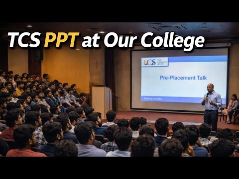 TCS Pre Placement Talk at Our College |