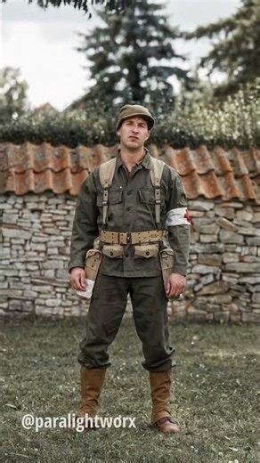 What did US Medics wear in ww2?