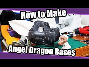 How To Make An Angel Dragon EVA Foam Head Base For Fursuits + Template/Pattern | Fursuit Tutorial