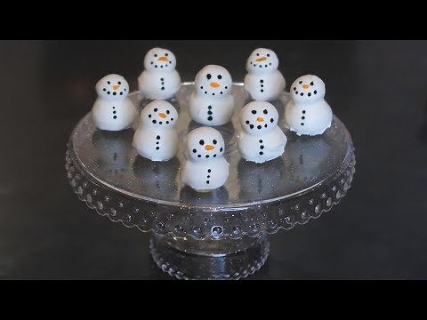 How To Make SNOWMAN CAKE POPS! | Frenchies Bakery