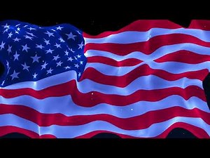 Flowing American 🇺🇸 Flag Background | USA American Flag Loop | Free Background