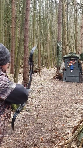 15yd Green Ball Shot! #archery #sport #outdoors #hobby #practice #friends #fun #nature #nice #ok #3d