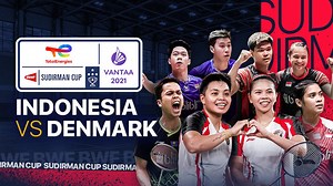 Tonton di Vidio, Live Streaming Sudirman Cup 2021 Rabu, 29 September 2021: Indonesia Vs Denmark
