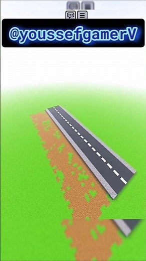 minecraft | Road tutorial |Timelapse بناء الشارع في ماين كرافت #youssef_gamer_V #minecraft #shorts