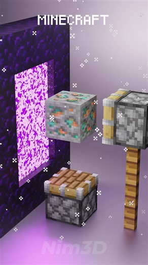 Minecraft Vs Real Life in the Nether🔥#blender3d #3dart #3danimation #minecraft