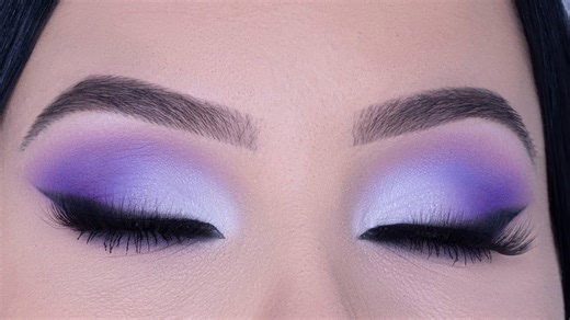 Purple smokey eyes tutorial | Purple glam eyeshadow