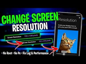How To Change Android Screen Resolution Without Root | Stable Fps & Performance 😱