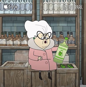 Only Bitsy could use the word "hooch" and get away with it. Watch the latest episode of Central Park on the Apple TV app. apple.co/CentralPark_ | Apple TV