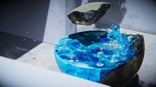 Digiscape - Sea Sparkle — 吳克軍 KeJyunWu - Media Artist