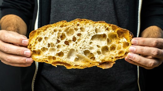 Ciabatta bread recipe – how to make extreme open crumb at home