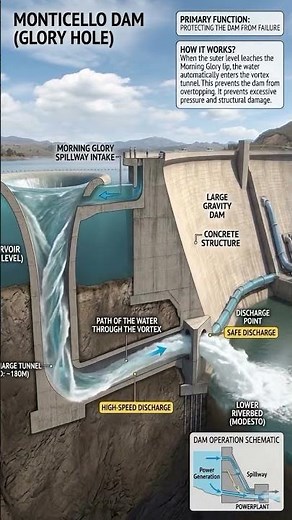 The World's Most Terrifying Giant Drain Hole! 😱 | Monticello Dam 🫆