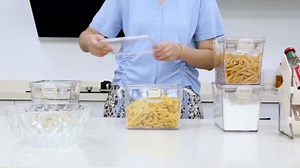 Airtight Food Storage, 5 Piece Set, Coffee Containers, Space Saving