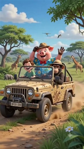 Mr. Pig’s Crazy Trip Around the World! 🐷🌍 | Funny Rhyming Story for Kids #travel #books