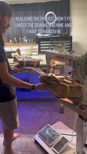 54K views · 233 reactions | Remember leather newbies; a sewing machine doesnt fix all your problems  #customleather #leatherwork #leathercraft #leathertok #cowboygear #cowboyleather #cowboy #cowboylife #punchy #western | Leathercraft | Facebook