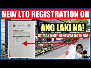 NEW LTO REGISTRATION OR (OFFICIAL RECEIPT) | ANG LAKI NA!