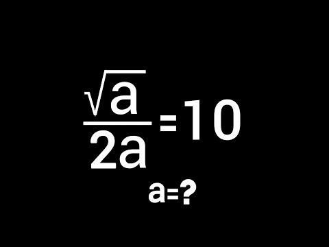 Nice Algebra Maths Simplification | Algebra | Find the Value of a?