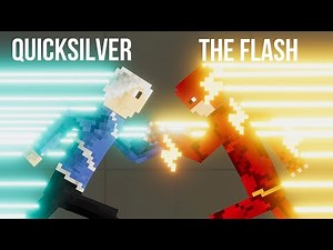 The Flash vs Quicksilver (DC vs Marvel) People Playground