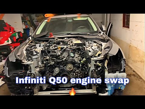 Infiniti Q50 3.0t engine swap!