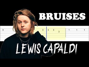 Lewis Capaldi - Bruises (Easy Guitar Tabs Tutorial)