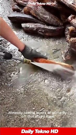 POWER WASHING Dinner 🍖 is Actually Genius #CuredMeat