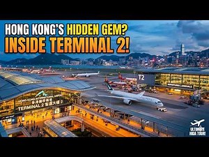 HONG KONG International Airport Terminal 2 Full Walking Tour 4K