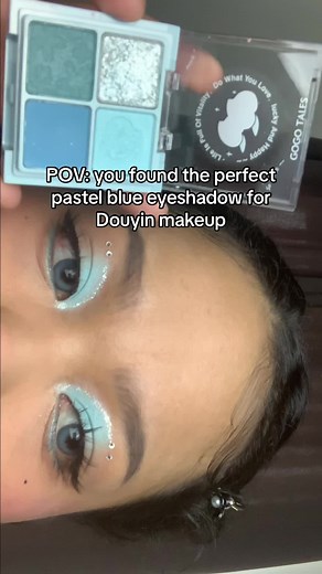 Discover the Perfect Pastel Blue Eyeshadow Palette: Gogo Tales