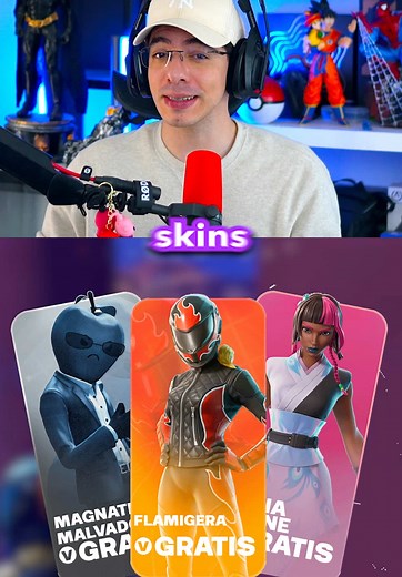 3 Skins Gratis en Fortnite: Flamigera, Iridia Vayne y Magnate Malvado