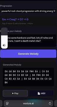 Free Browser Mono Synth + AI Melody Generator | Voxtura Demo