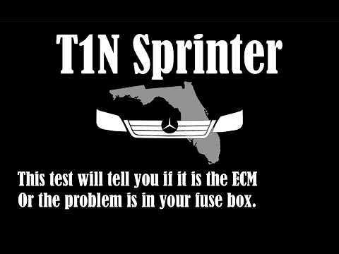 No Start Sprinter, No-Crank but the Fan is On when Key is On. Explained and resolved.