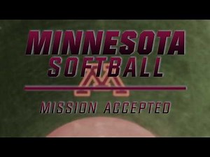 Gopher Softball 2018 OFFICIAL Intro Video