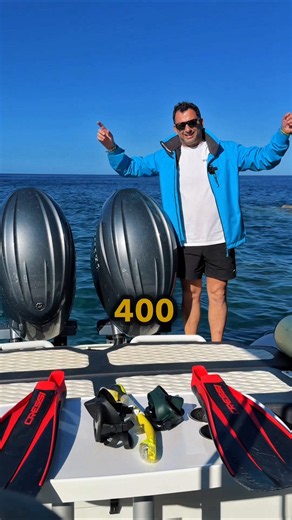 Φουσκωτό στα 8 μέτρα με 2x200hp Yamaha || Highfield SP800 #saribal #highfieldsp800
