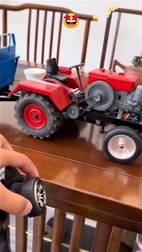 Extraordinary miniature of a diesel tractor engine #machine #miniature