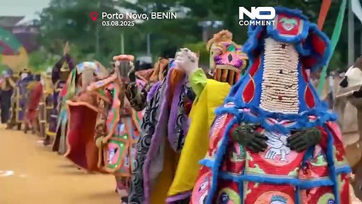 WATCH: Benin celebrates cultural heritage at Mask Festival