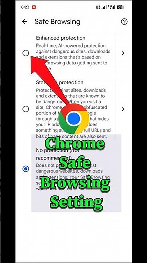 How To Turn On Enhanced Protection in Chrome | Google Safe Browsing |#shorts #shortvideo #viral