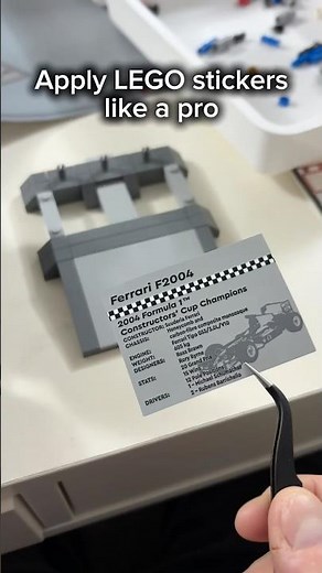 Apply LEGO stickers like a pro