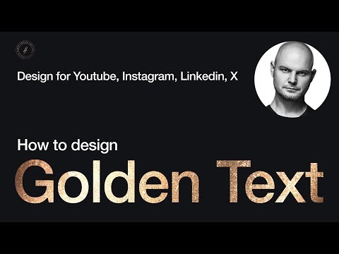 Take THIS Figma SECRET: Golden text