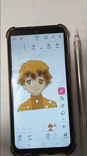 Zenitsu Art in Flipaclip: Demon Slayer Drawing Tutorial