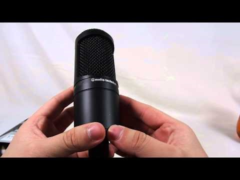 Audio Technica AT2020 Unboxing + XLR vs USB