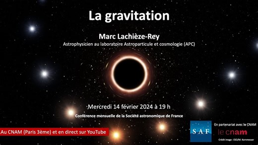 Conférence | La gravitation