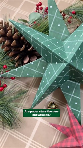 152K views · 86 reactions | Paper stars are a great way to add a big...