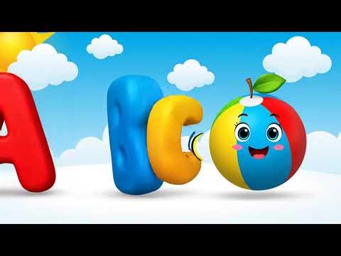 A to D Alphabet Learning For Kids | ABCD for Children | A for Apple B for Ball C for Cat D for Dog