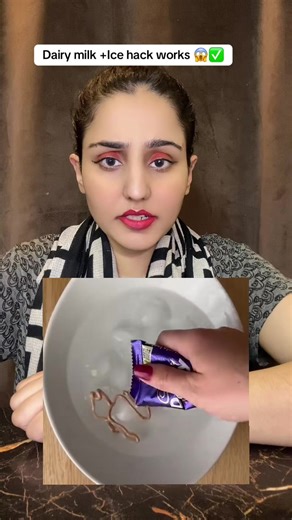 It works ✅😱#dairymilk#icehack#foodiemommy123 #viewsproblem | Dairy Milk