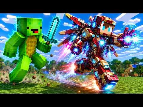 OVERPOWERED IRONMAN Speedrunner VS Hunter in Minecraft